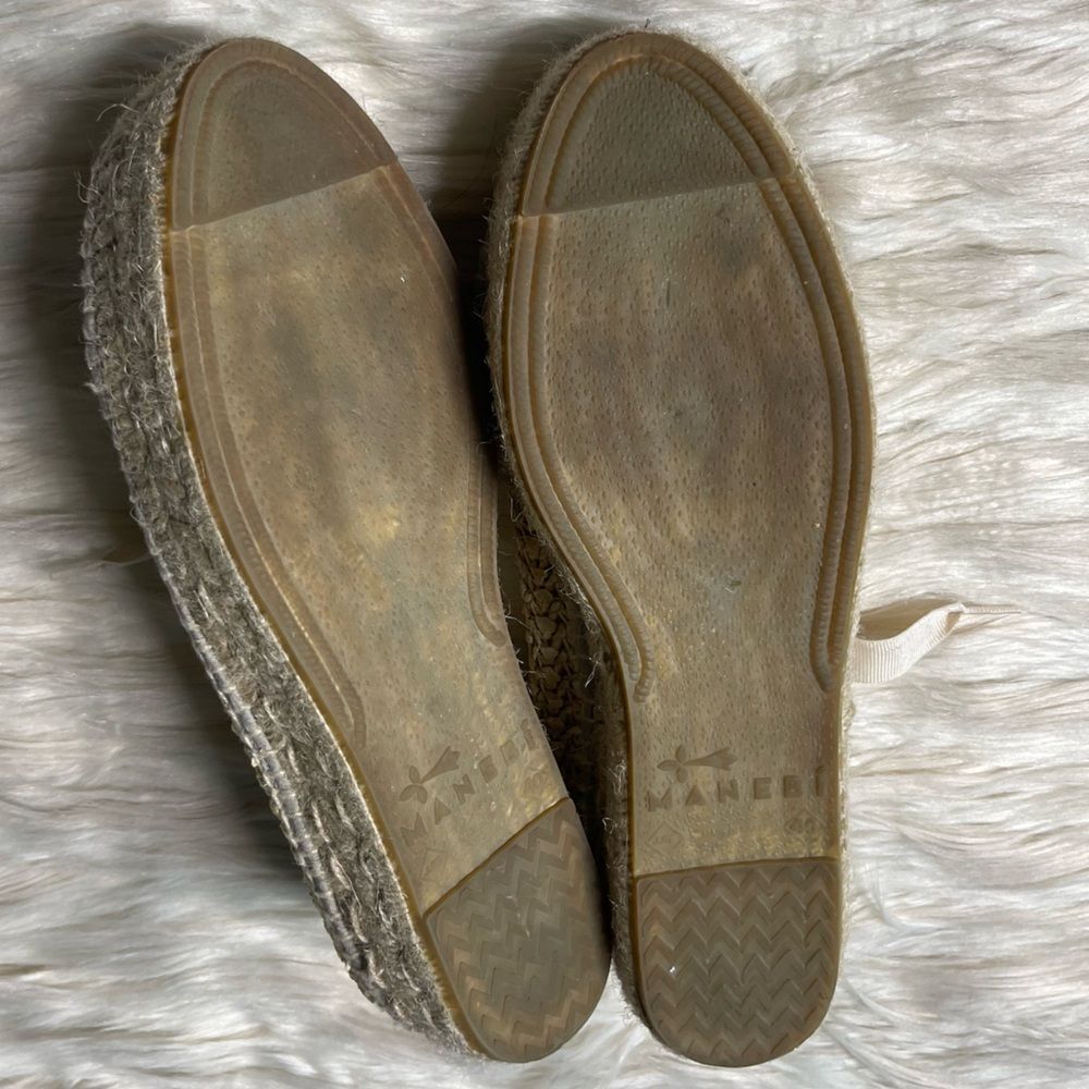 Manebi Raffia Lace-Up Espadrilles - Picture 6 of 12